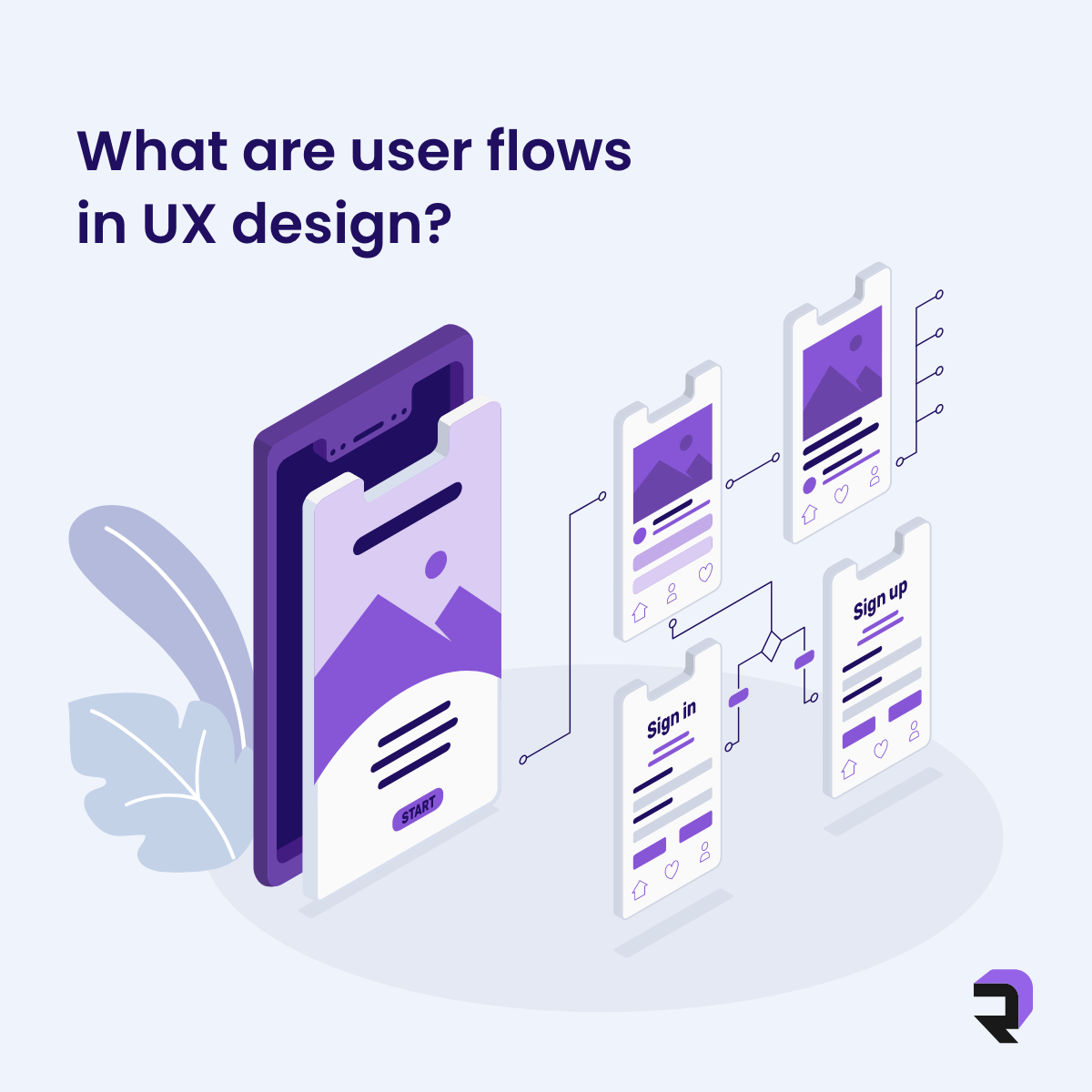 What are user flows in user experience (UX) design?